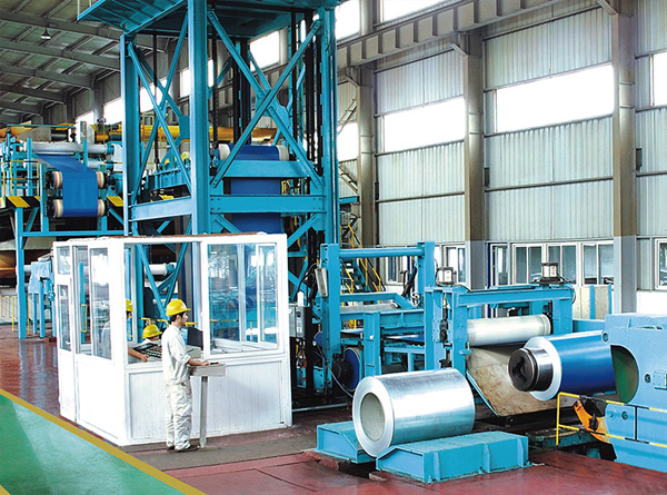 张家港新港星科技有限公司彩涂板生产线应用